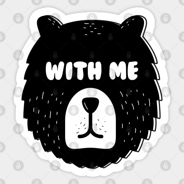 Bear With me Sticker by BullBee